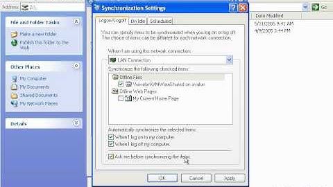 Windows Offline Files - Creating and Managing