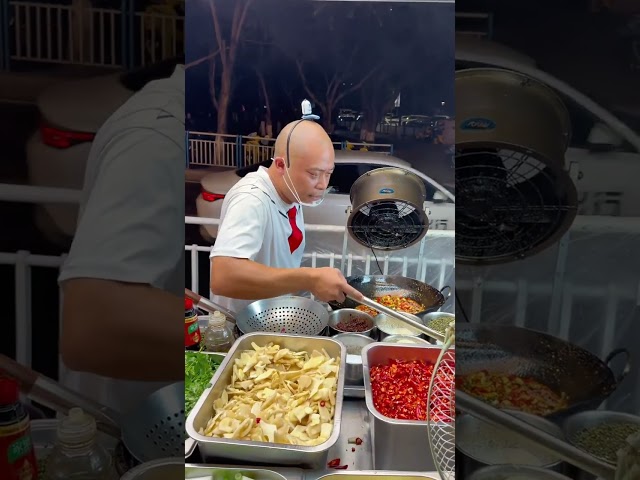重庆最野江湖菜，128一份花椒牛肉，半锅辣椒一斤牛肉，炒炒炒 #把鸭儿砍成节节 #重庆江湖菜有多绝 #重庆美食