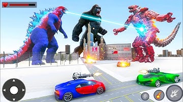 Epic King Kong Robot Transform Robot Car Game - Robot Transform Game | Android iOS Gameplay