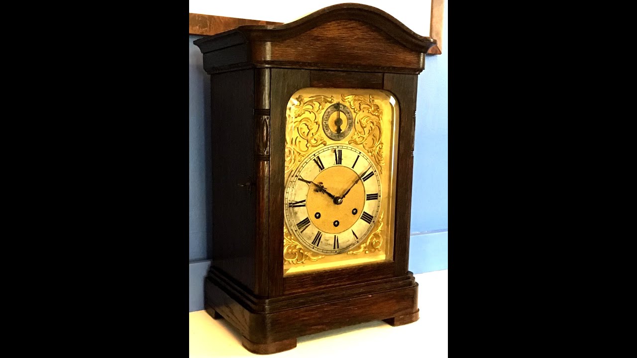 1925 GUSTAV BECKER MANTEL CLOCK YouTube