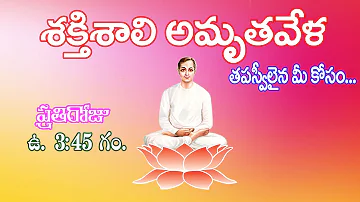 Amritvela Meditation commentry//Telugu//yogam
