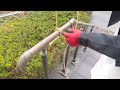 冬囲い 本吊り(雪吊り)の枝の縛り方