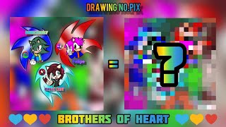 Drawing no.pix 💙💛♥️ brothers of heart 💙💛♥️