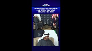 US President Donald Trump Quips UAE President Can “Speak That Low” Because He’s Rich
