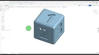 Onshape Basics 6. Dice