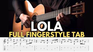 Lola - Fingerstyle Guitar Tab