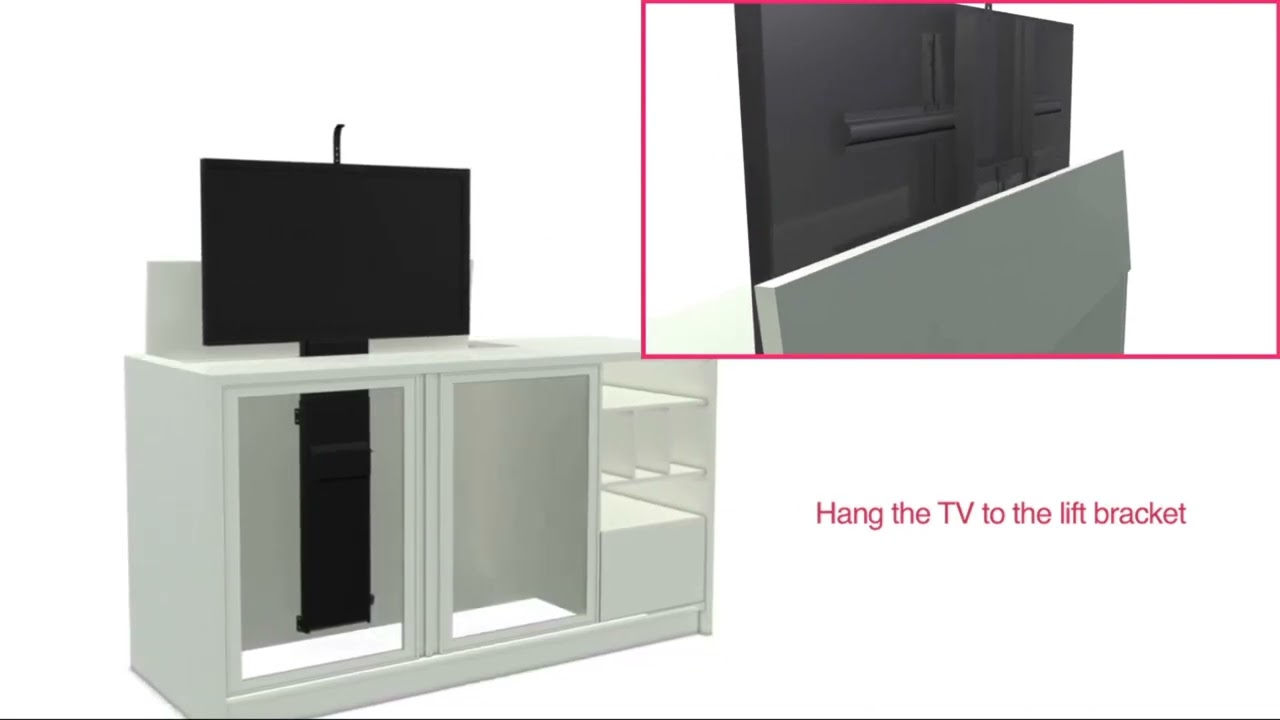 Como instalar el eleva-tele el elevador de televisor de Häfele