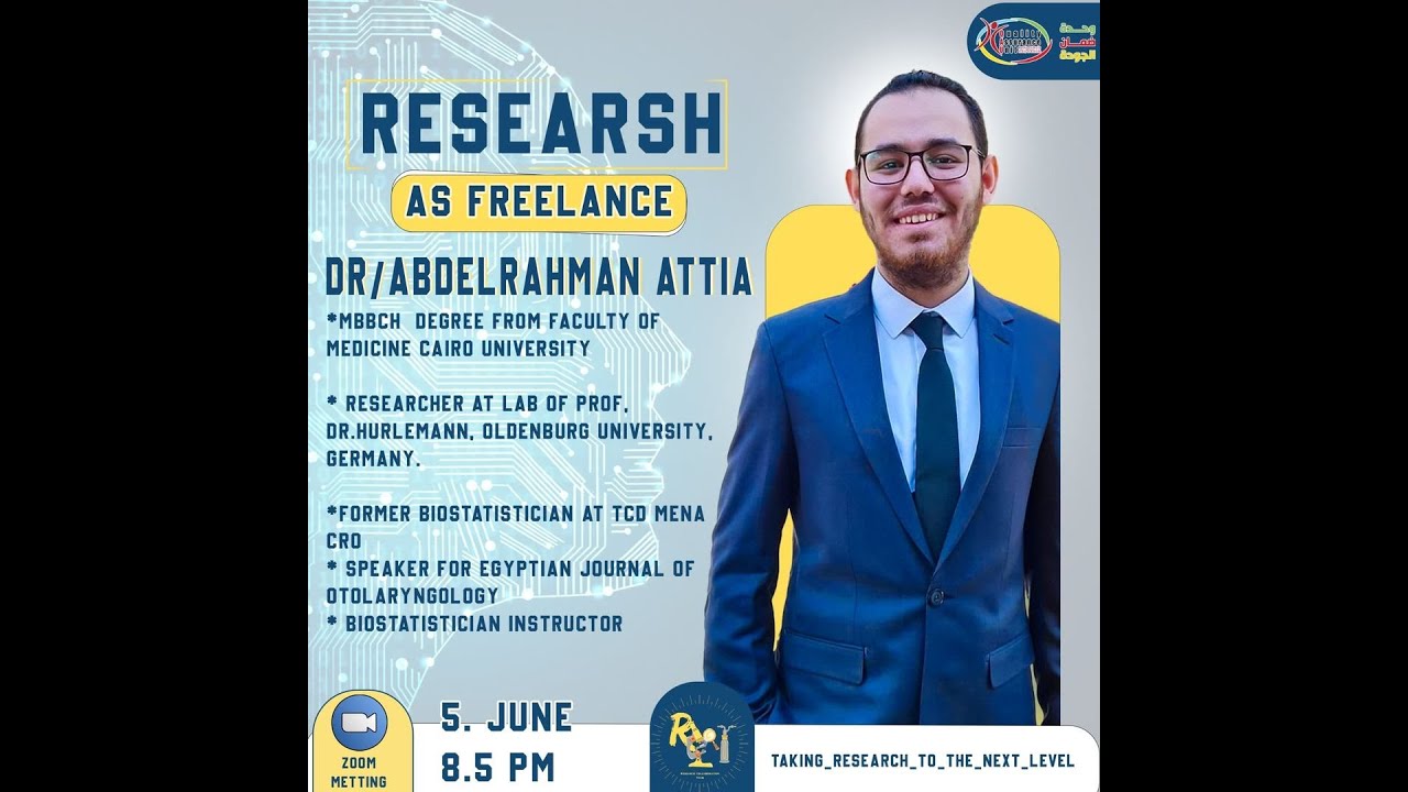 Research as Freelance البحث العلمى والعمل الحر فريلانس