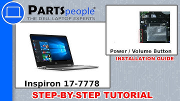 Dell Inspiron 17-7778 (P30E001) Power / Volume Button Circuit Board How-To Video Tutorial
