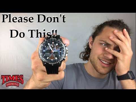 The #1 Most Harmful Mistake People Make With A Citizen Eco-Drive Watch