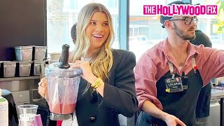 Sofia Richie Shows Off Her Kitchen Skills While Making A Sweet Cherry Smoothie At Erewhon Market