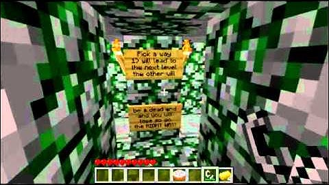 Minecraft custom map The forgotten cave 1 (part 1)