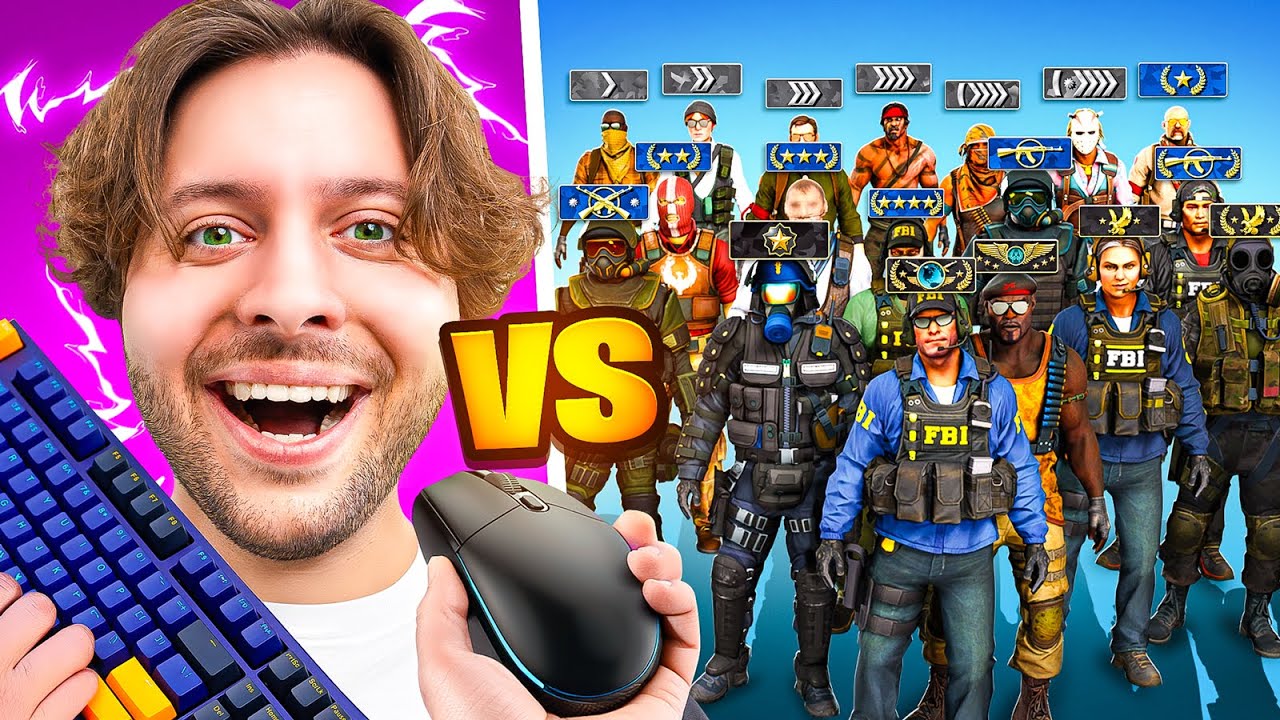 ZAGRAŁEM 1v1 NA KAŻDA RANGĘ W CS2