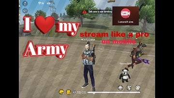 Stream like a pro with camerafi live on mobele