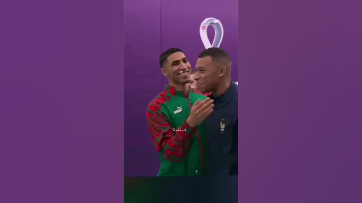 Achraf Hakimi with Kylian Mbappe