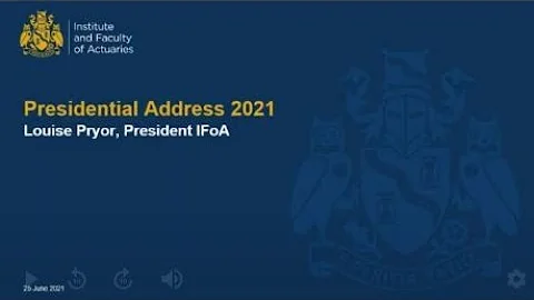 'A Learning Society' - Presidential Address 2021 b...