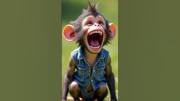 🤣 Cute Monkey Eats Grapes & Laughs Loudly 🍇🐒 #shorts #funny #ytshorts