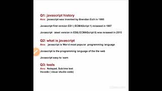 Javascript Tutorial in Hindi [ part 1] Javascript history, what is javascript, tools #javascript