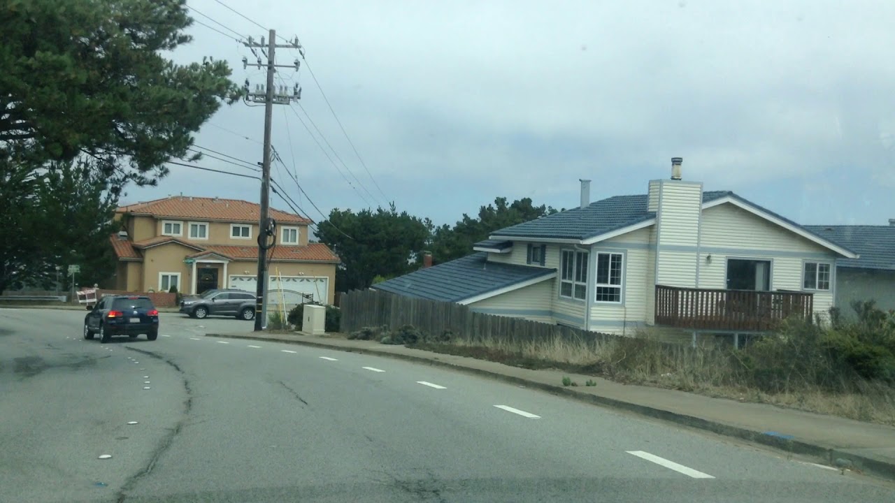 Drive From Pacifica To South San Francisco, California