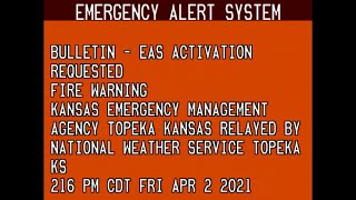 Fire Warning: Topeka, Kansas || 4-2-2021
