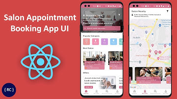 Multi Salon Booking App UI in React Native