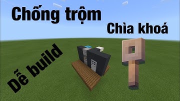 Cách làm cửa mở khoá bằng mật khẩu trong MC (BE)