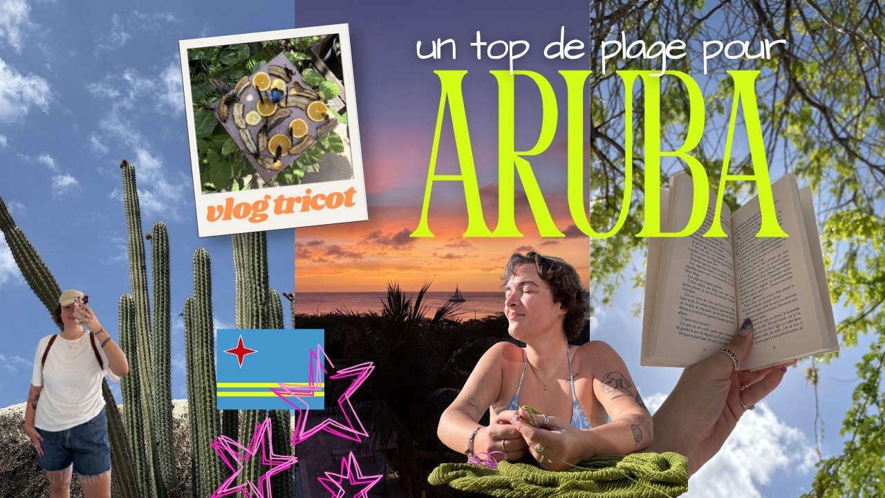 vlog tricot et crochet 𖦹°‧ vais-je terminer mon top avant mon voyage ?