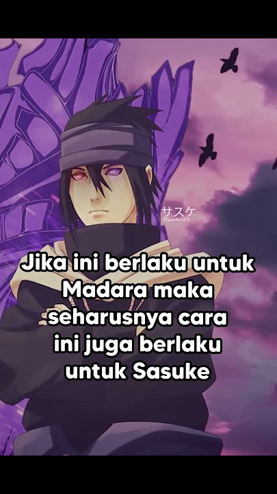 APAKAH SASUKE BISA MEMBANGKITKAN RINNEGAN SEKALI LAGI? #shorts