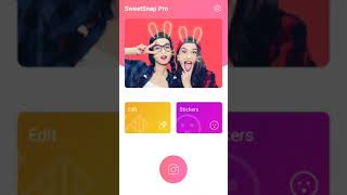 Sweet Snap App / Live Filters Selfie photo / editor cam screenshot 1