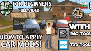 HOW TO DOWNLOAD AND APPLY CAR MODS!!||FOR GTASA ANDROID WITH IMG TOOL AND TXD TOOL ..NO ROOT! screenshot 5