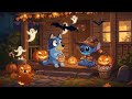 Stitch &amp; Bluey Halloween Party 🎃 Cozy Lofi Beats for Study, Work, &amp; Peaceful Spooky Autumn Nights 🌙