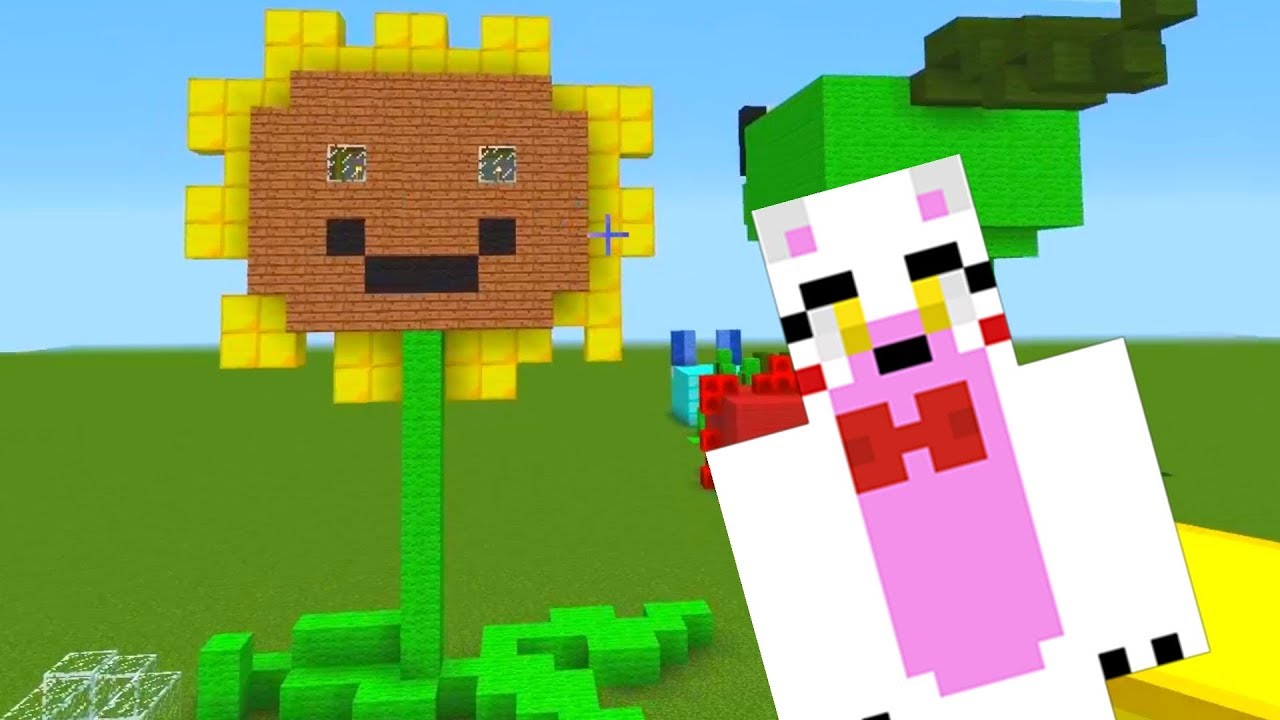 подсолнух в майнкрафте #5