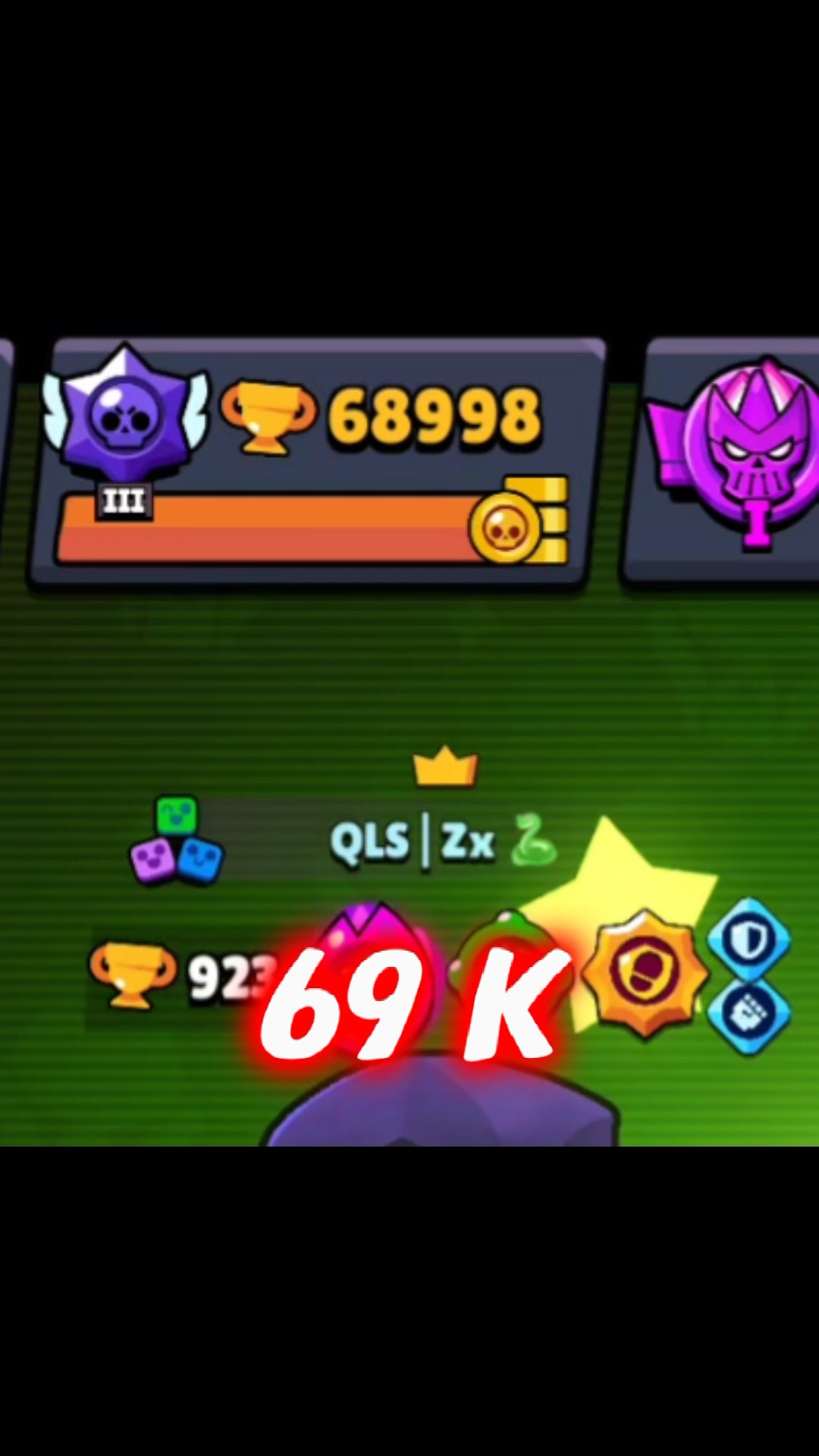 Last Game to 69k 😌😈 #brawlstars #supercell - YouTube
