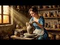 Relaxing Piano Music 19th Century Village Life: Pottery Making &amp; Woodworking ASMR