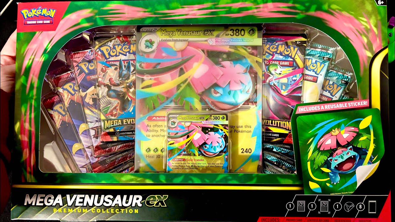 ASMR | Whispered Mega Venusaur EX Box Opening 🫧[RELAXING]