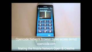 Opencode Network Browser (Service Delivery mode - Video IVR)