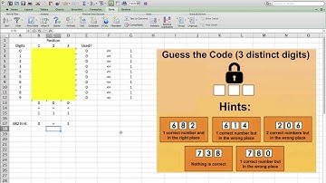 Integer Programming: Solving a Puzzle with Excel Solver