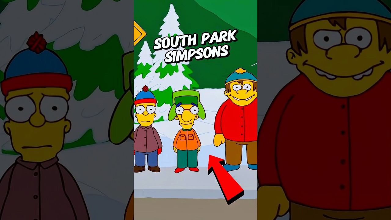 5 Times The Simpsons Referenced South Park 👀 #simpsons #shorts