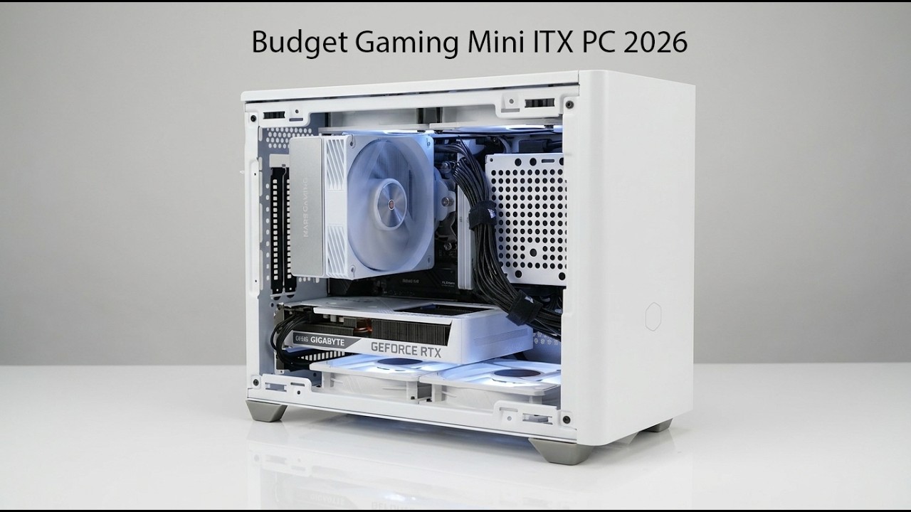 The Best Budget Mini ITX White Build 2026 – NR200P RTX 5060 - YouTube