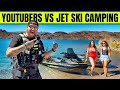 Van life influencers vs jet ski camping what could go wrong