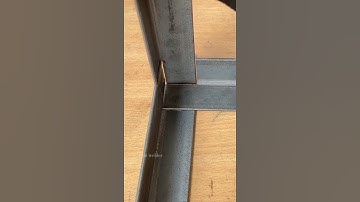 Trick to connect three angle irons that meet at a perfect angle