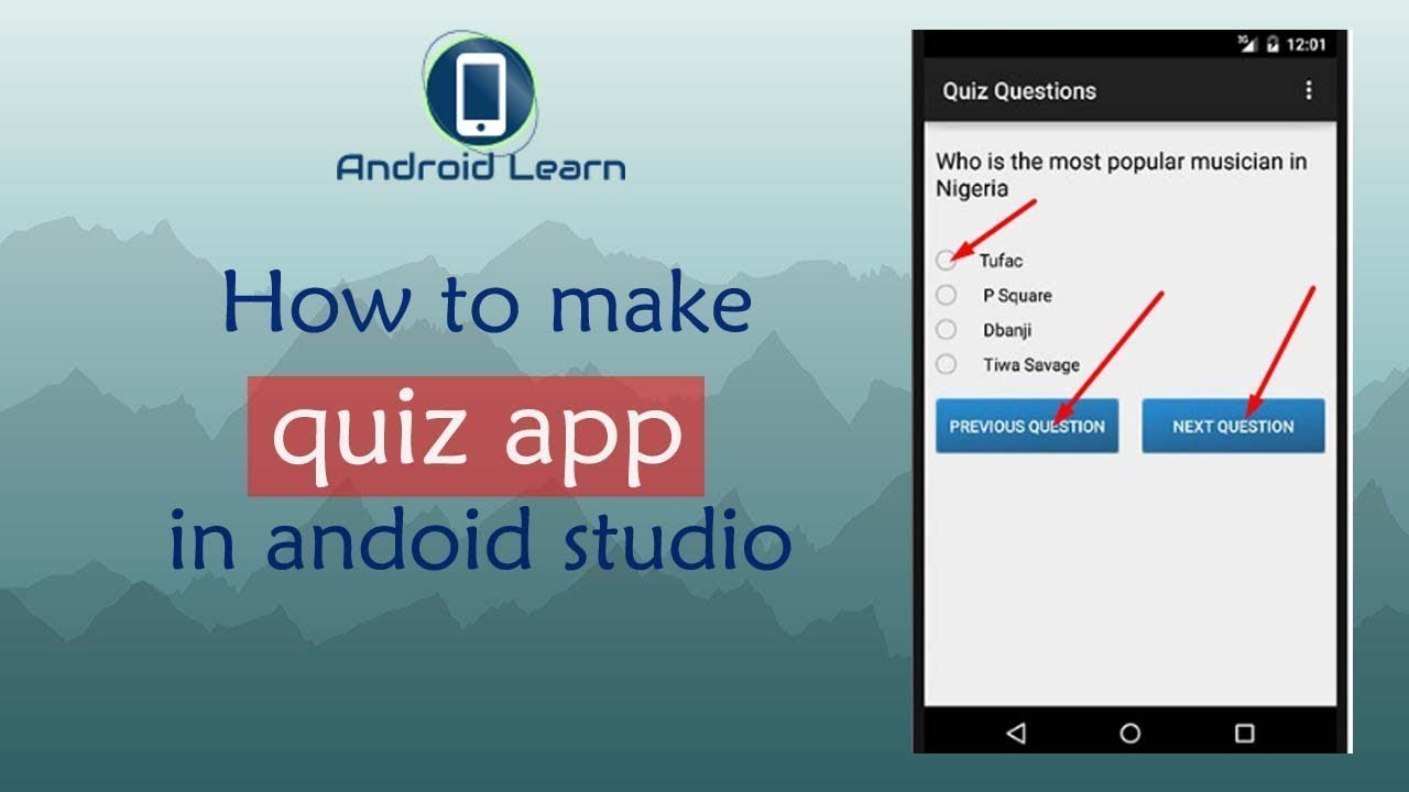 How to make simple quiz app in android? - YouTube