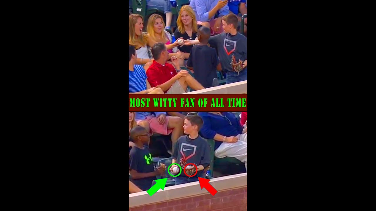 Most witty fan of all time!