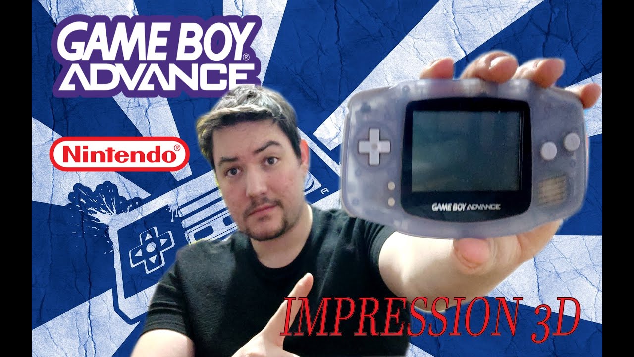 IMPRESSION D'UN SUPPORT POUR GAME BOY ADVANCE + CACHE PILE