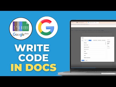 How To Write Code In Google Docs