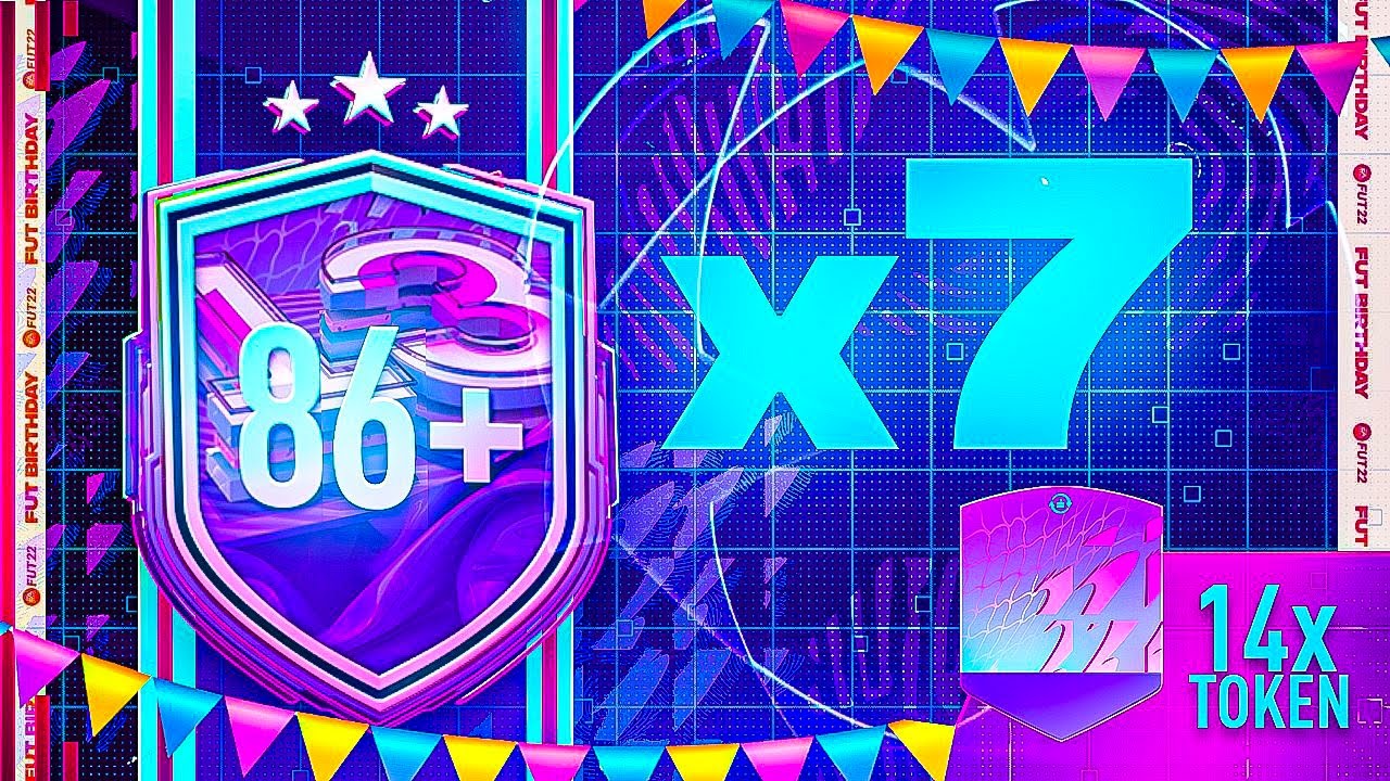 25x 86+ x7 & FUT BIRTHDAY PACKS! 🥳 - FIFA 22 Ultimate Team - YouTube