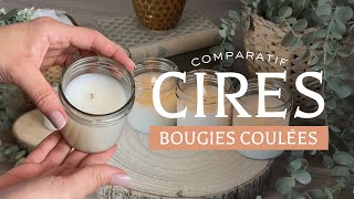 Tuto Conseil . Comparatif Cires Pour Bougies Coulées, Laquelle Choisir ?