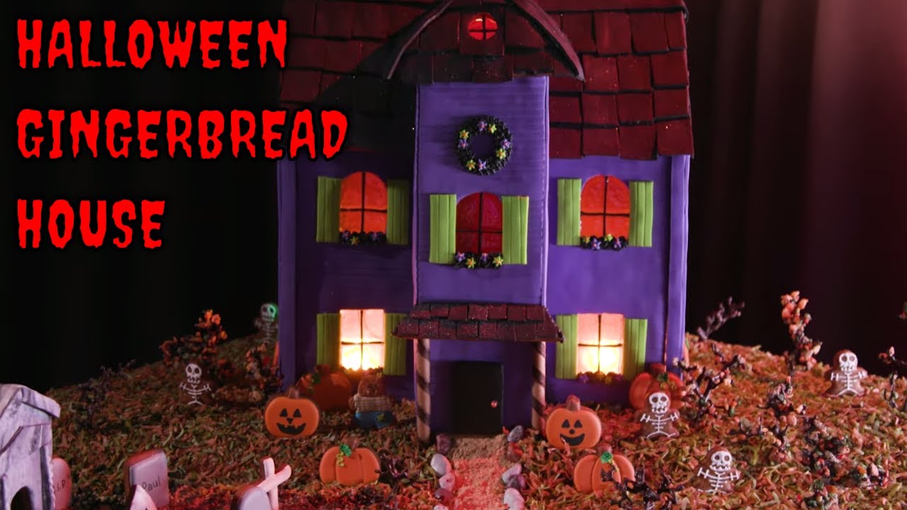 Forget Pumpkin Carving, This Halloween Gingerbread House Is #goals | Tastemade