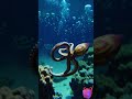 This octopus has 3 hearts... and an escape plan | shorts | smart animals | octopus