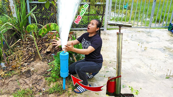 Free Energy pump | I turn PVC pipe into high speed water pump from deep well 100% work